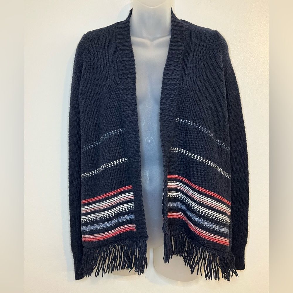 Hollister Blue Open Knit Cardigan Size XS